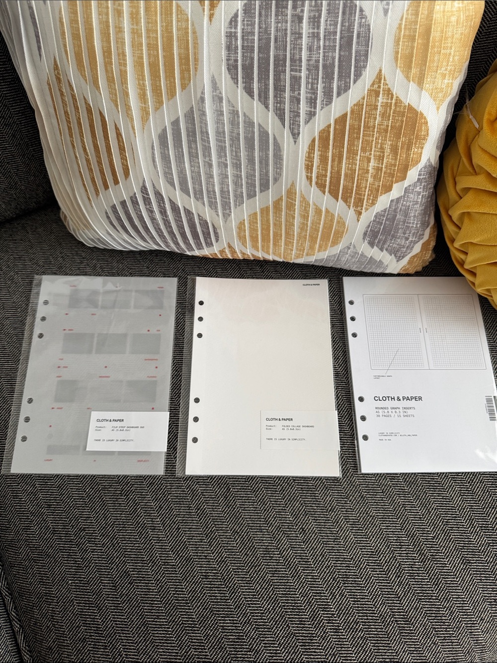 Cloth & Paper A5 Dashboard Duo & Refillabe Graph Paper Set